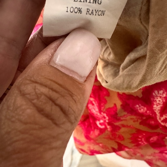 White Fox Boutique Spaghetti-Strap Dress Pink & Tan - Picture 12 of 12